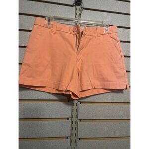 BCG Peach Coral Casual Shorts Womens Size 2 Flat Front Zip Fly Pockets